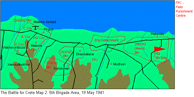 Battle of Crete: 5th Brigade Area, 19 May 1941