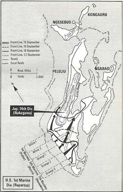 Battle of Peleliu: The Initial American Assault 