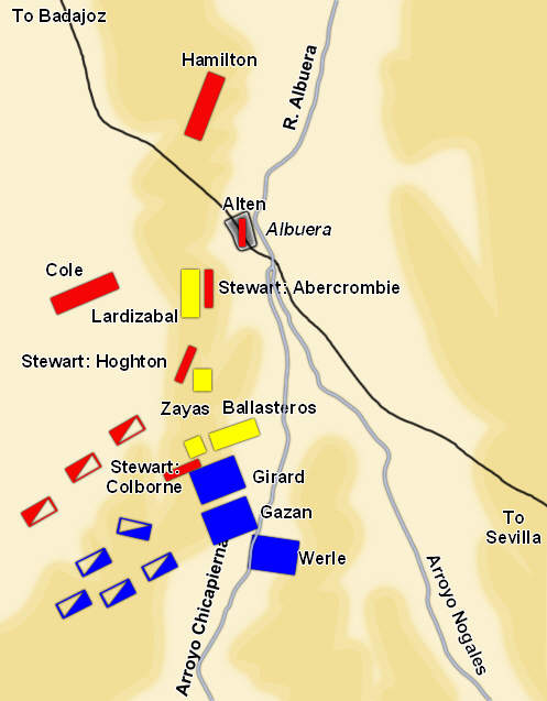 Battle of Albuera, 16 May 1811, 10.00am