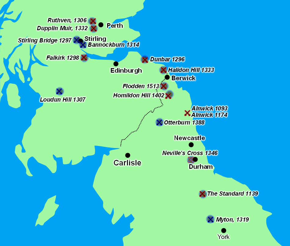 Battles of the Anglo-Scottish Wars 