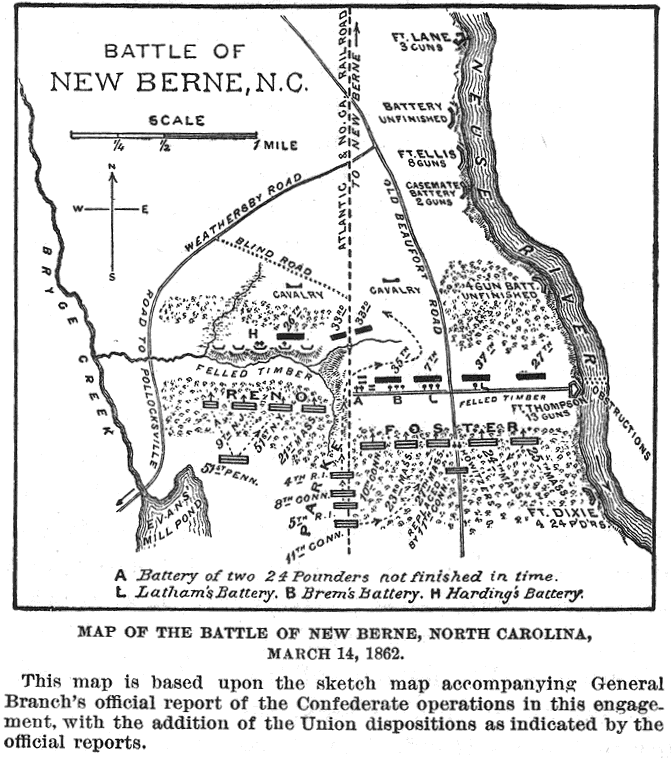 Battle of New Berne, 14 March 1862