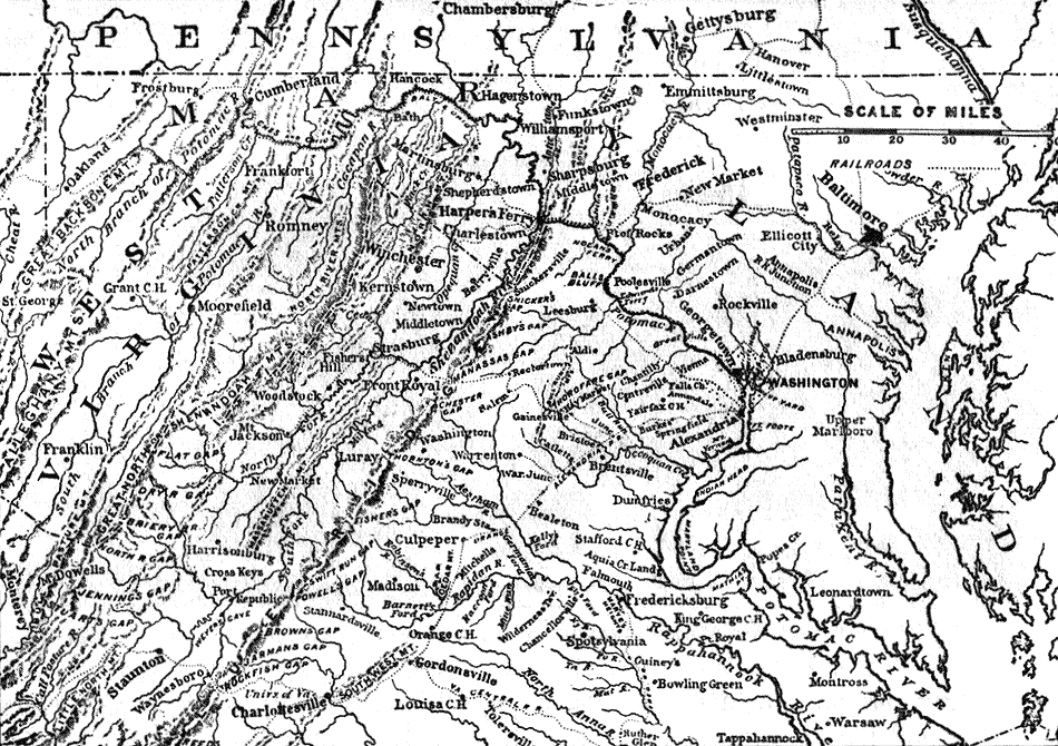 Map of Northern Virginia 