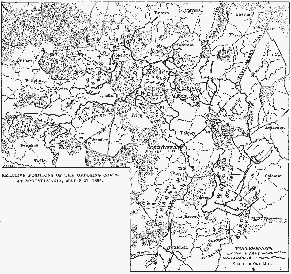 Battle of Spotsylvania, May 8-21 1864