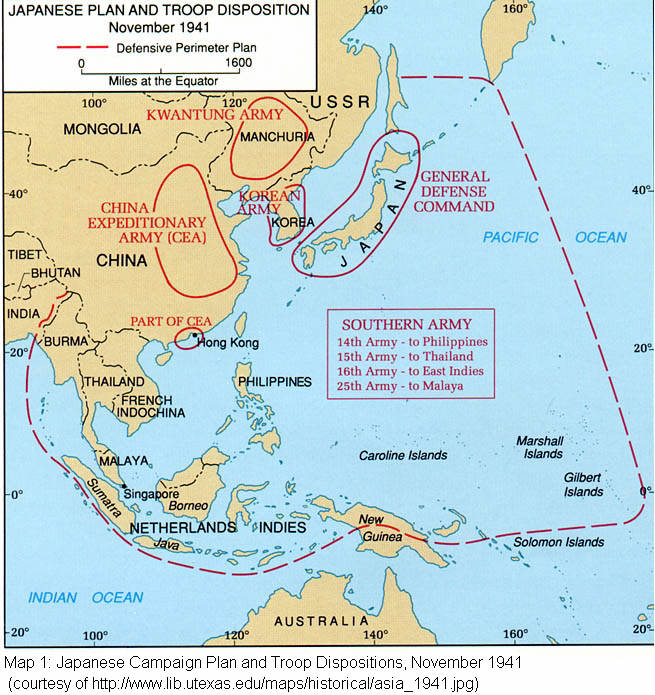 Map of Guadalcanal, US landings on Florida, Tulagi, Tanambogo and Gavutu Islands