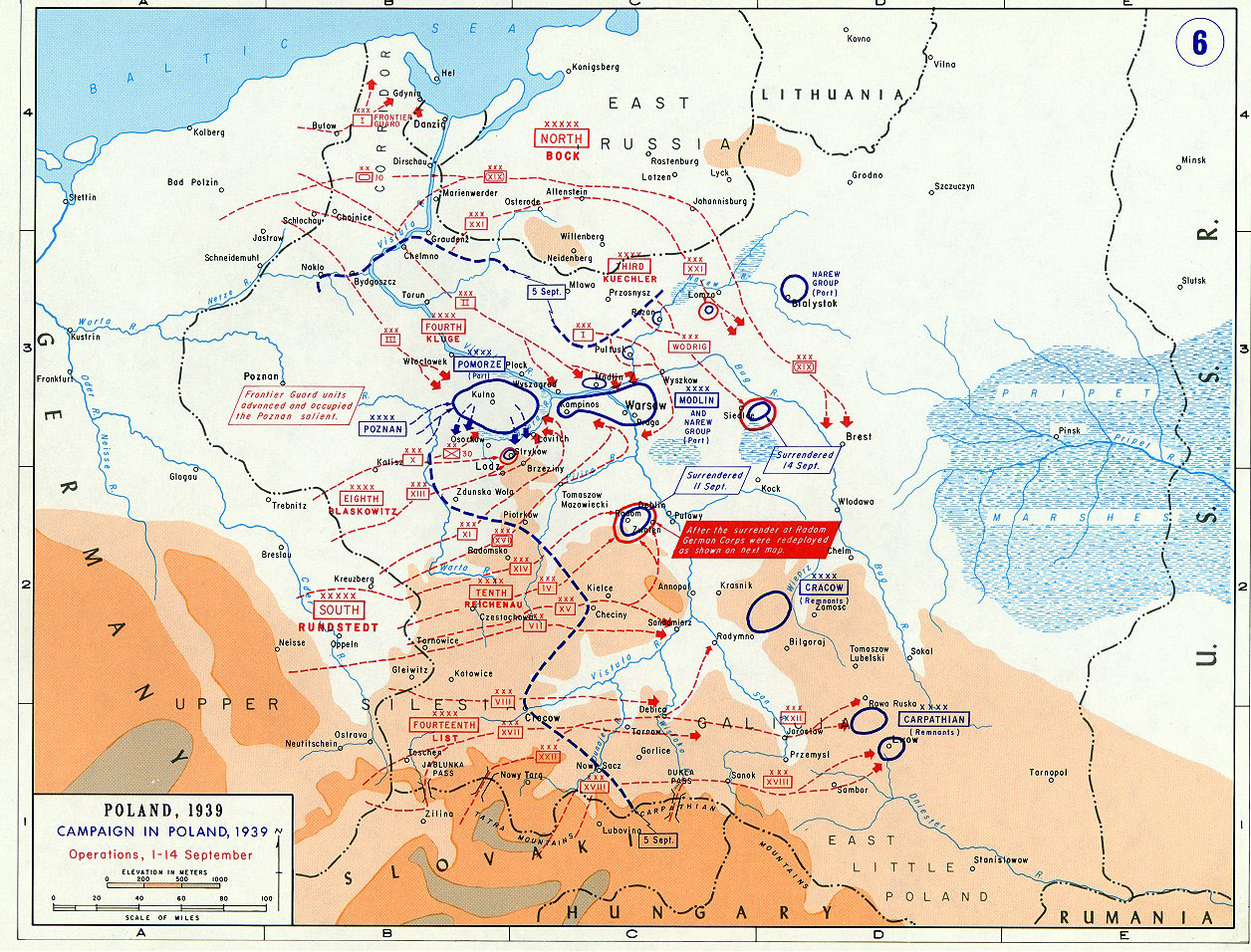 Operations in Poland, 1-14 September 1939 