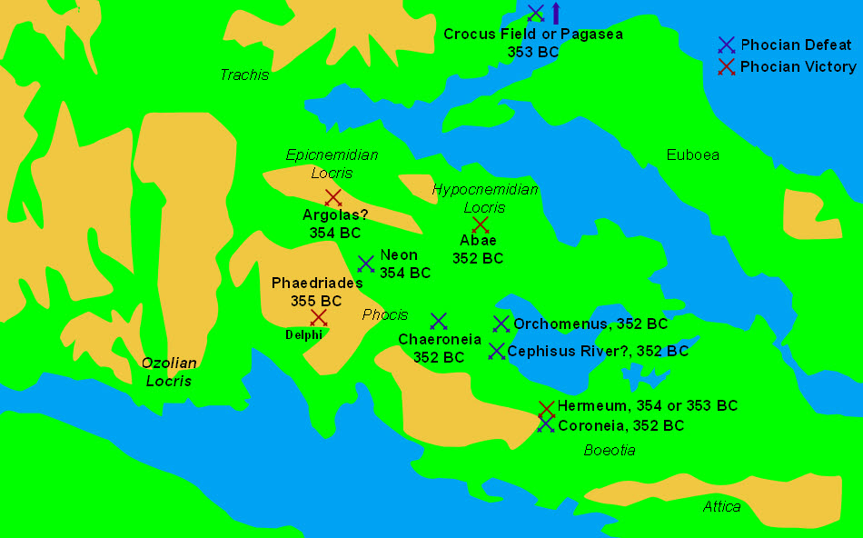 Battles of the Third Sacred War (356-346 BC) 