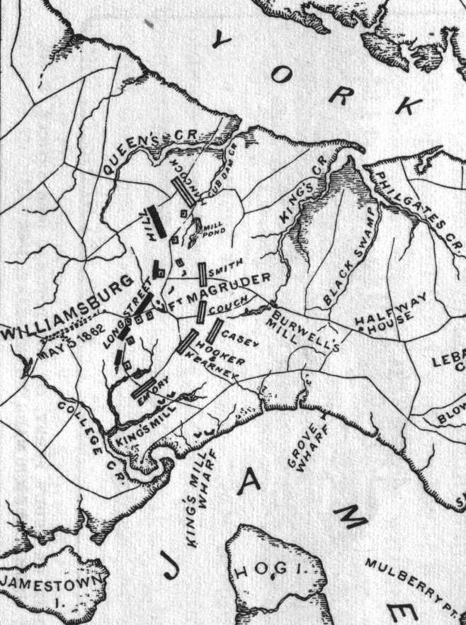 Battle of Williamsburg, 5 May 1862
