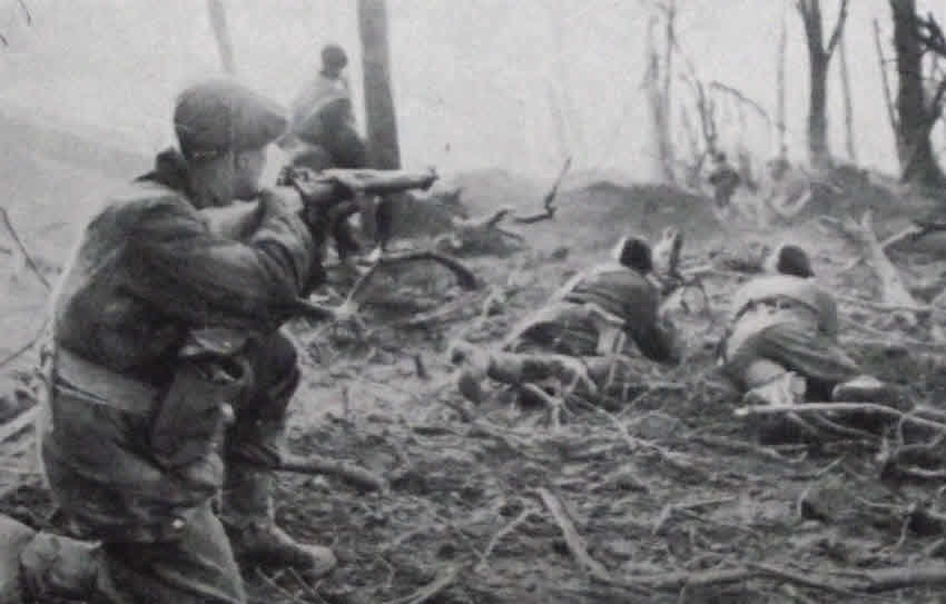 1st Commando Brigade near Wesel, 1945 