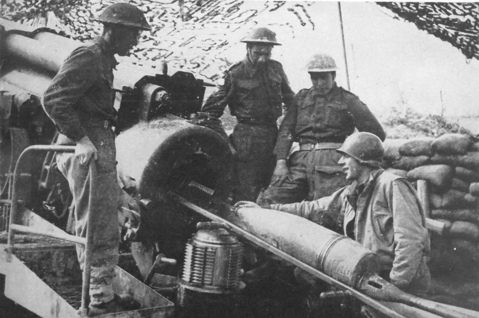 240mm Howitzer M1 on Cassino Front, 1944 