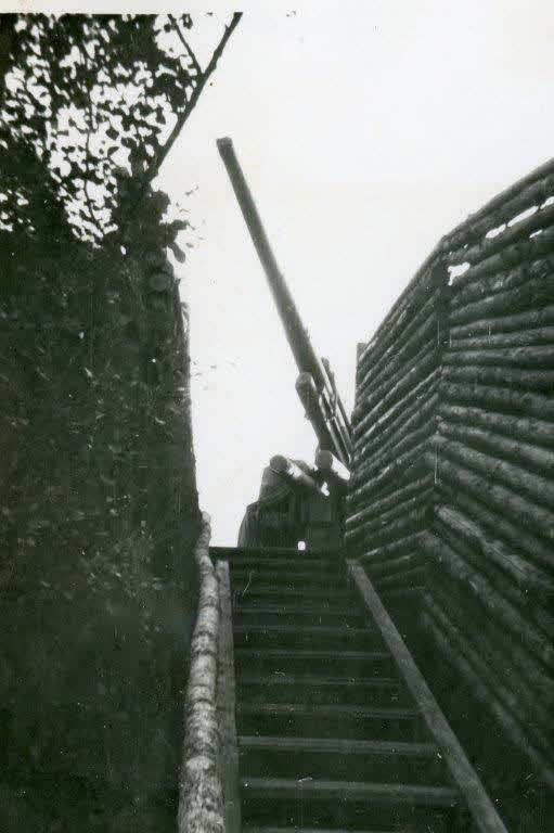 88mm Flak from below, Norway, 1945 
