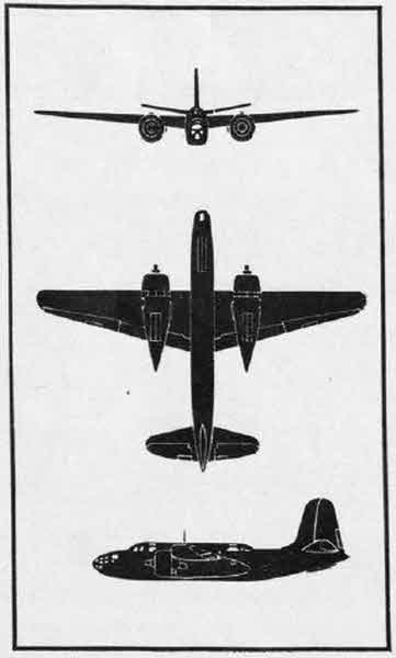 Plans of Douglas A-20A 
