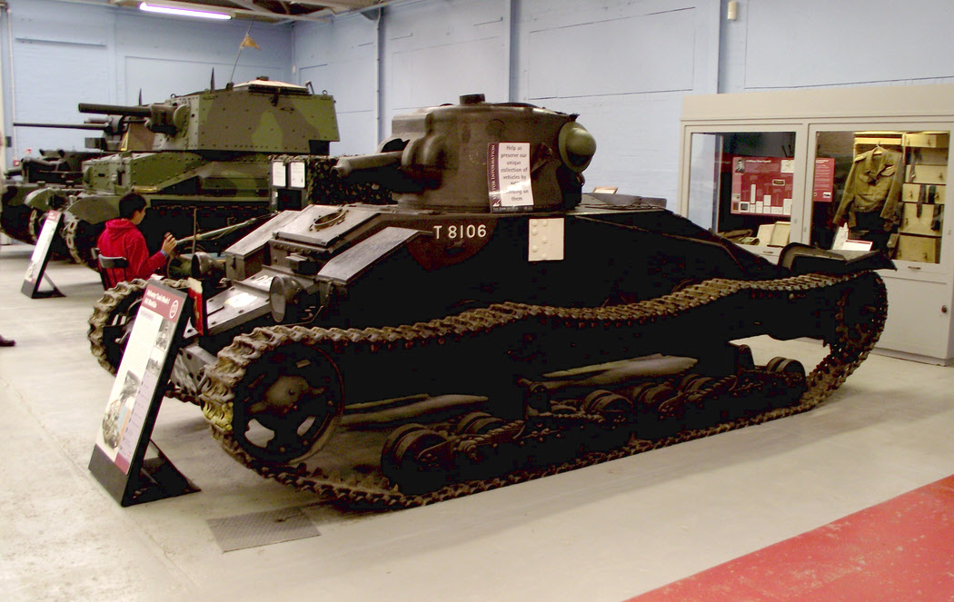 Matilda I Infantry Tank Mk I (A11) from the left 