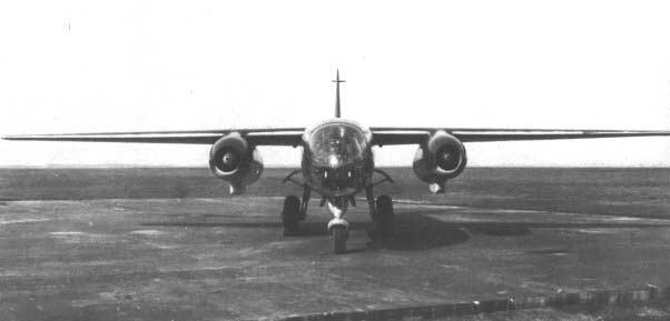 Frontal view of Arado Ar 234