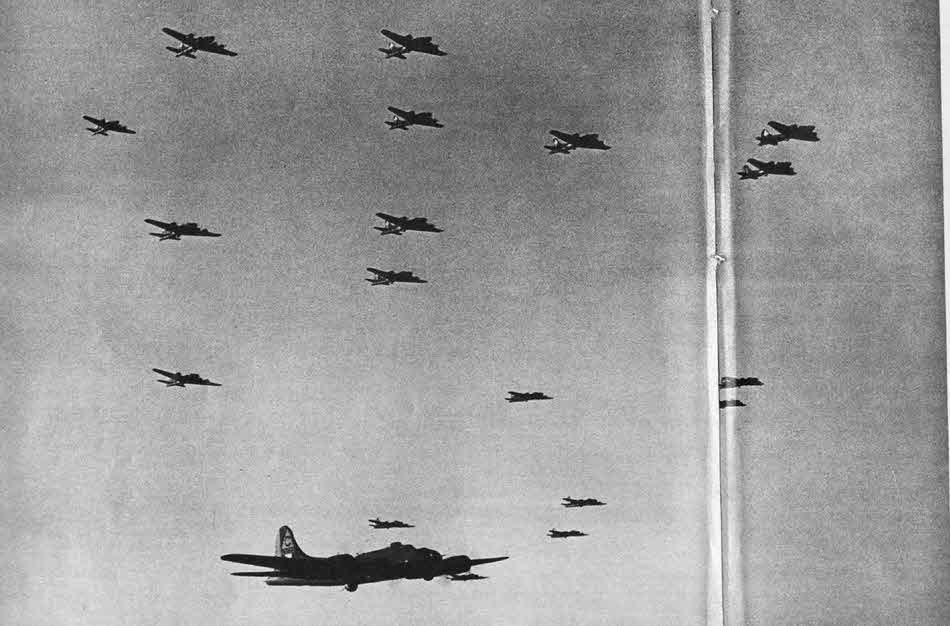 Boeing B-17s of 303rd Bombardment Group 