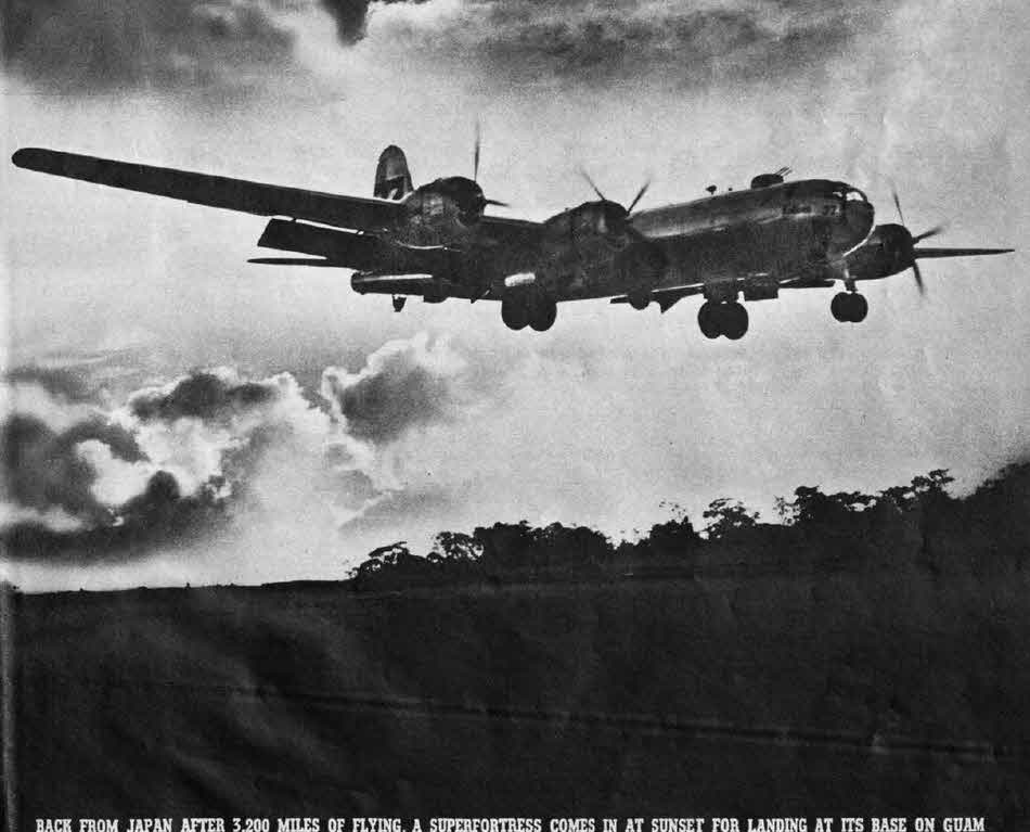 Boeing B-29 Coming in to Land 