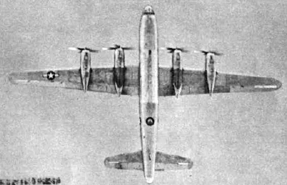Consolidated B-32 Dominator from below 