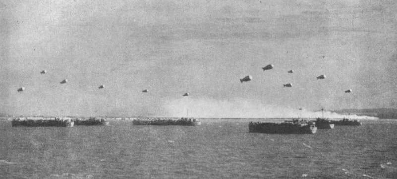 D-Day landings seen from HMS Beagle (Right)