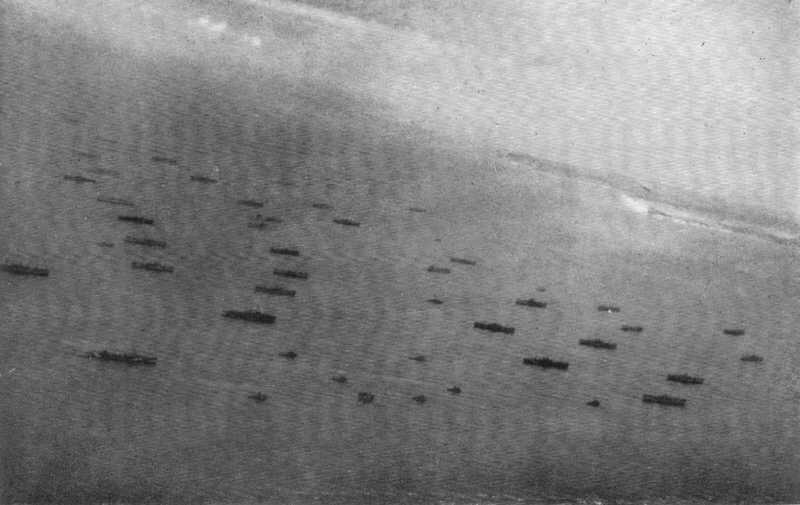 The D-Day Invasion Fleet 