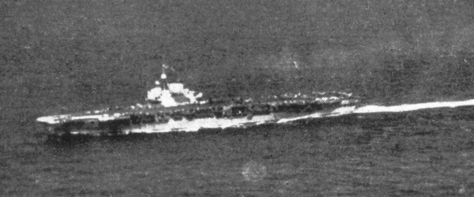 HMS Indomitable in August 1942 