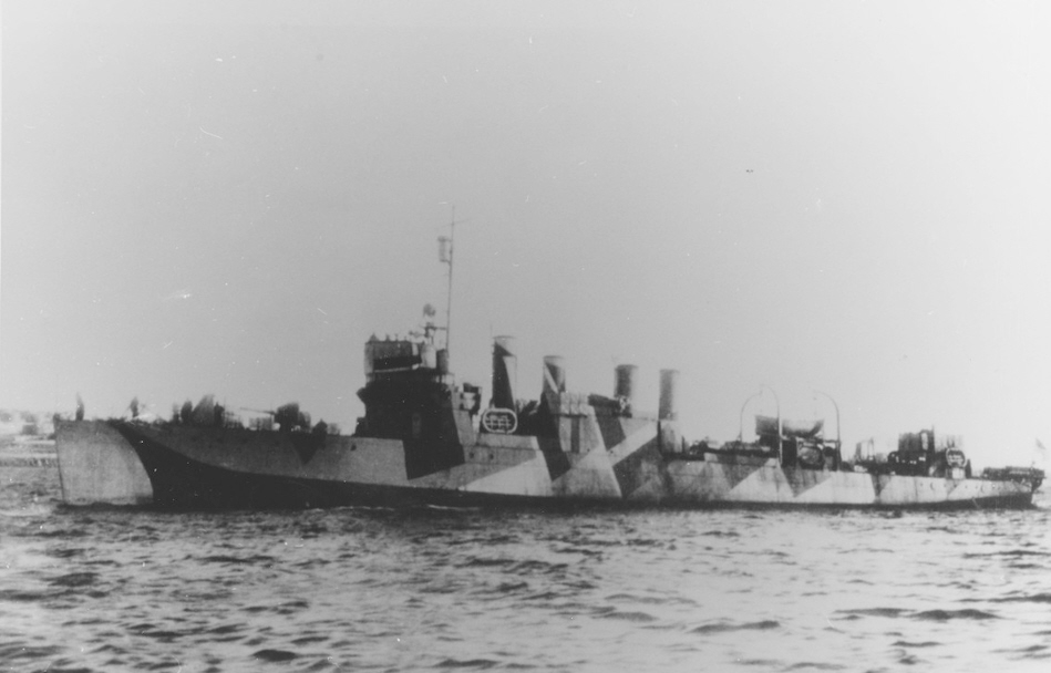 USS Kalk (DD-170) as HMS Hamilton 