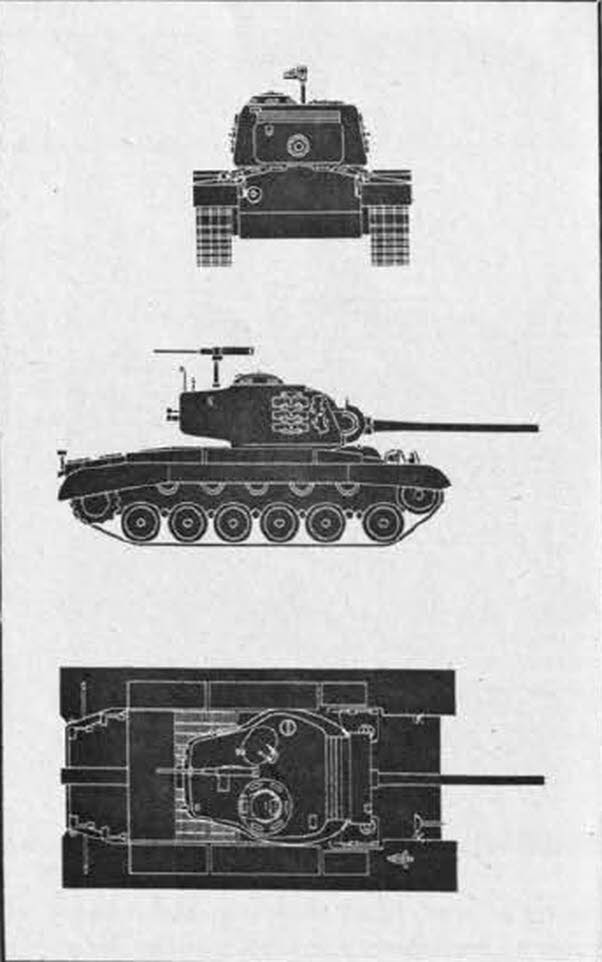 Plans of M26 Pershing 