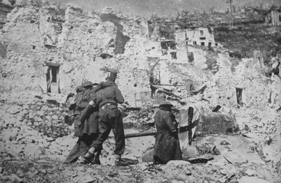 New Zealand Wounded, Castle Hill, Cassino 