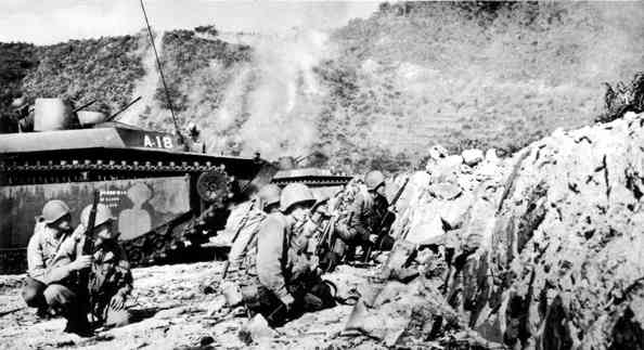 Combined arms on Okinawa 