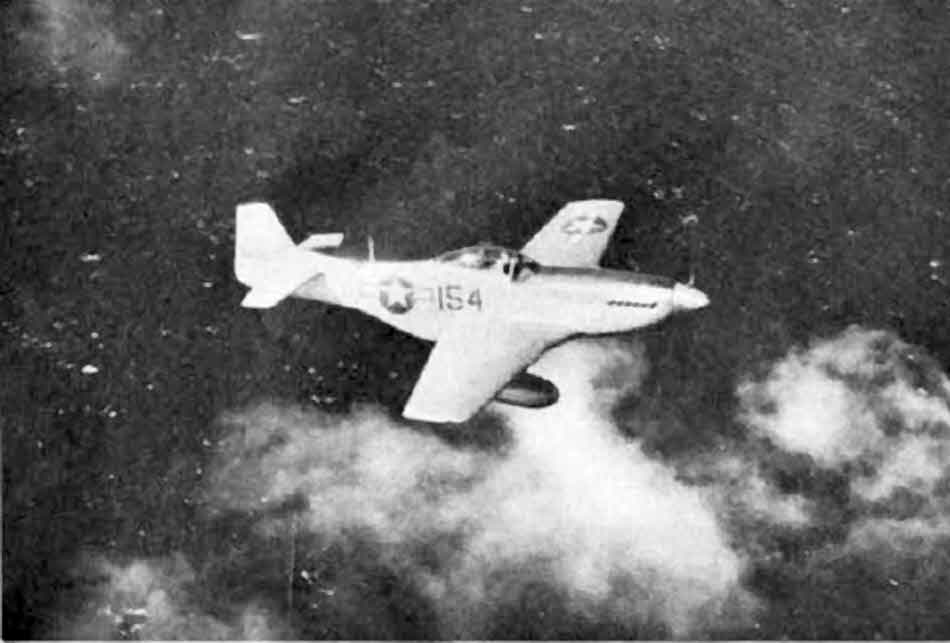 North American P-51D Mustang over the Pacific 
