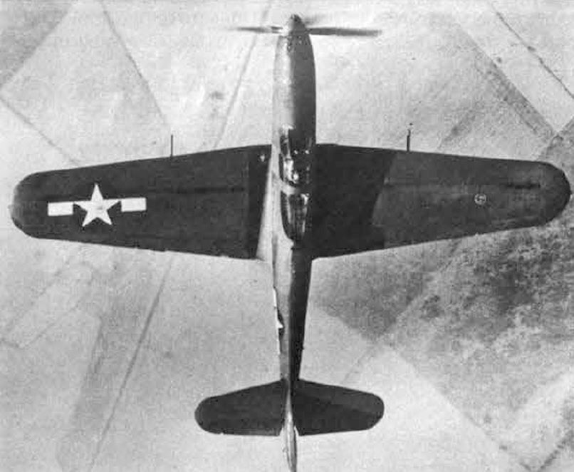 Bell P-63 Kingcobra from Above 