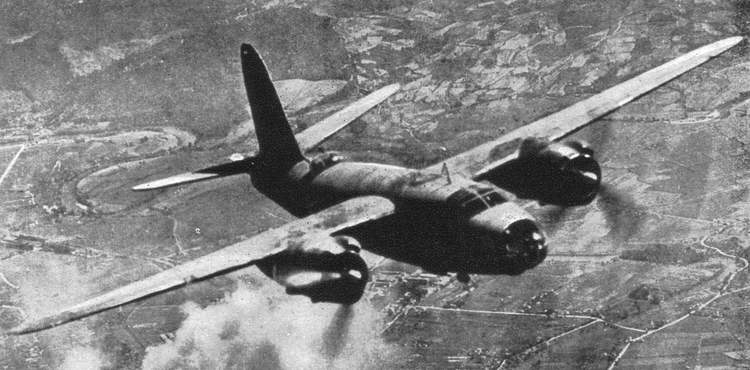 Marauder of the SAAF over Yugoslavia 