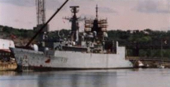 Picture of a Type 22 Frigate