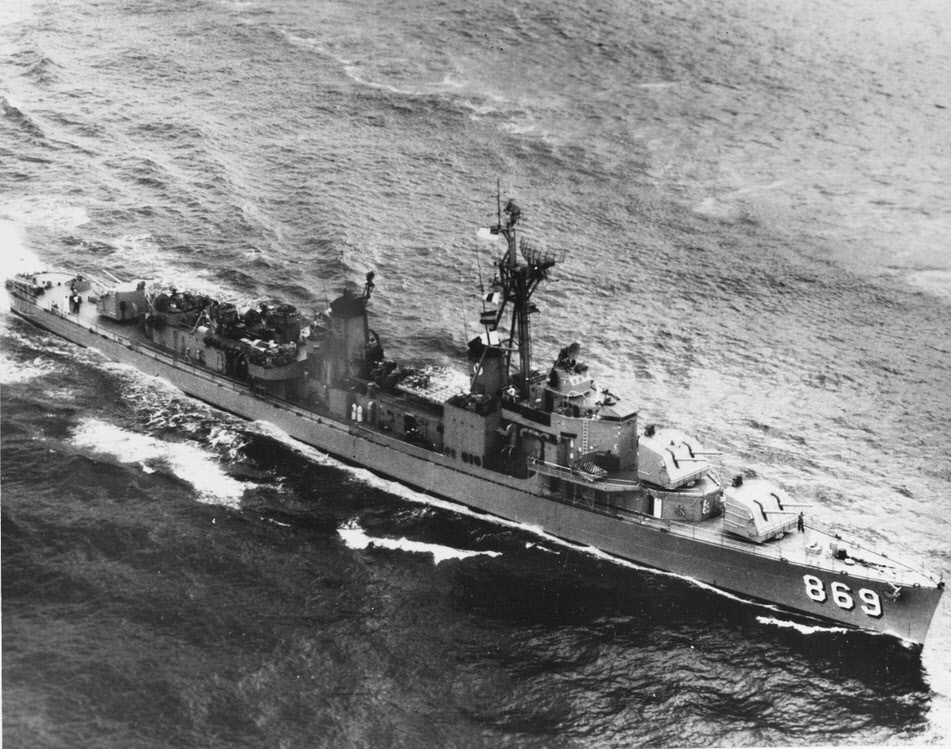 USS Arnold J Isbell (DD-869) before FRAM 