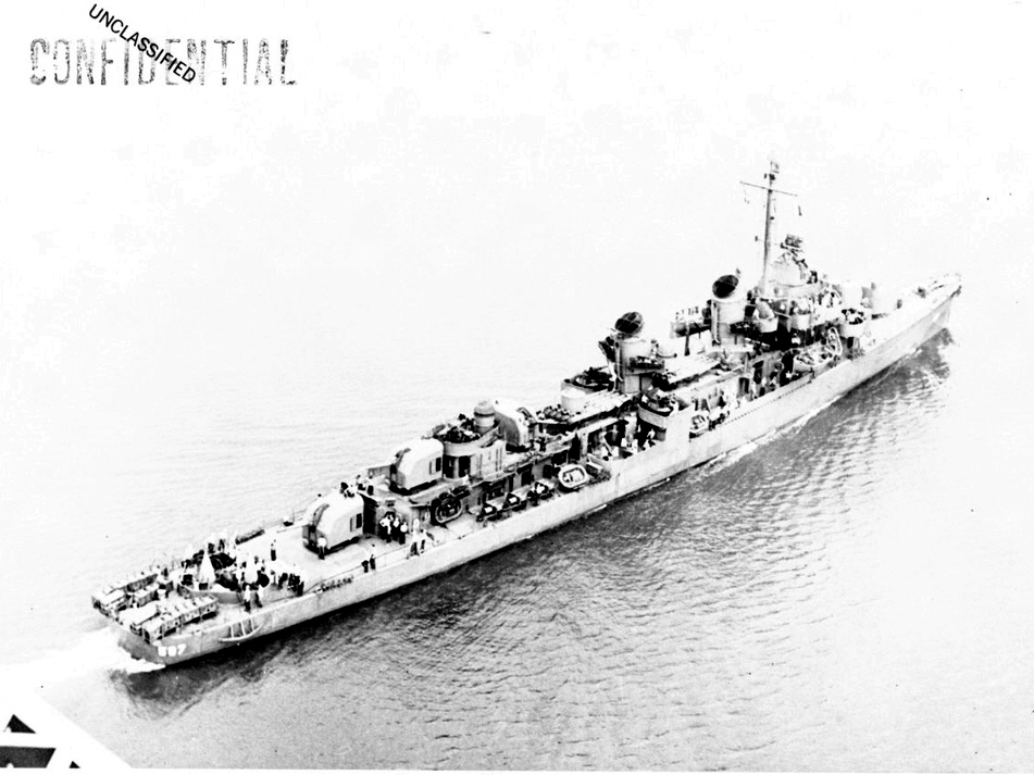 USS Bell (DD-587), Charleston, 11 June 1943 