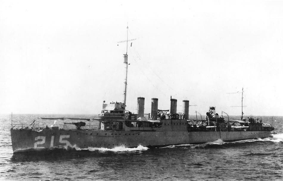 USS Borie (DD-215), 1920-21 