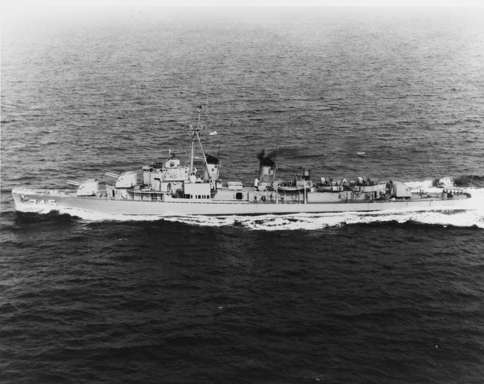 USS Brush (DD-745), 1960s 