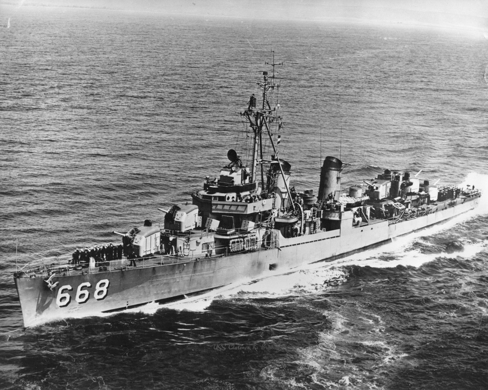USS Clarence K Bronson (DD-668), 1956 
