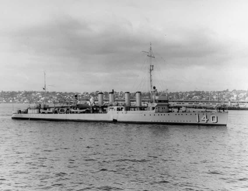 USS Claxton (DD-140), San Diego, 7 October 1932 