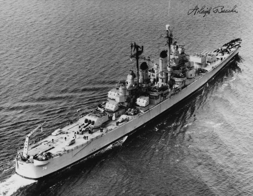 USS Columbus (CA-74), 1954-55 