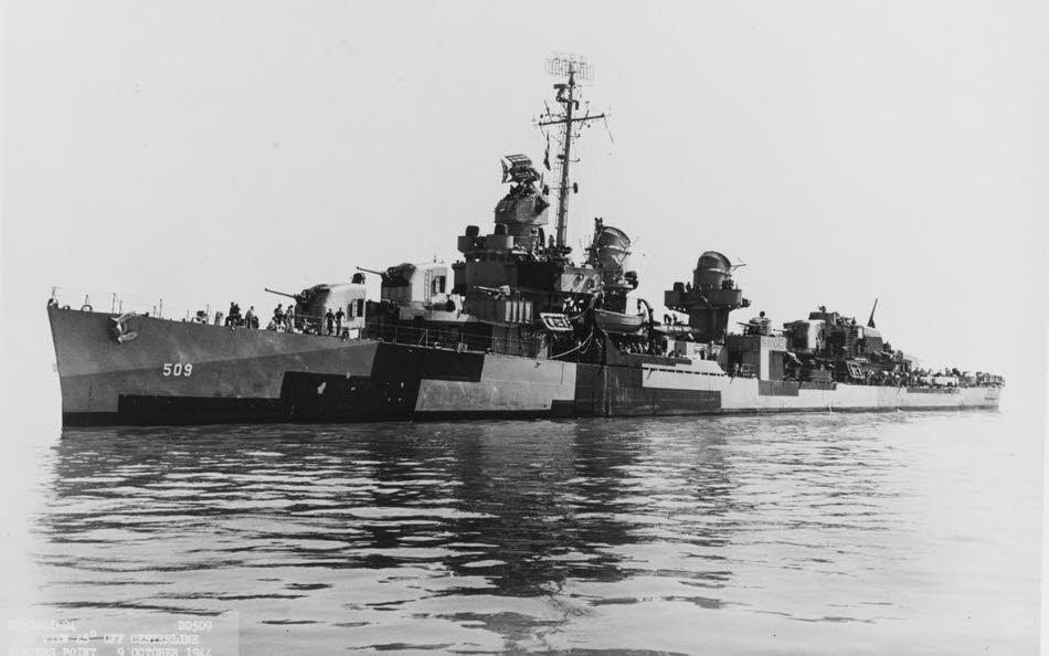 USS Converse (DD-509), Hunters Point, 1944 