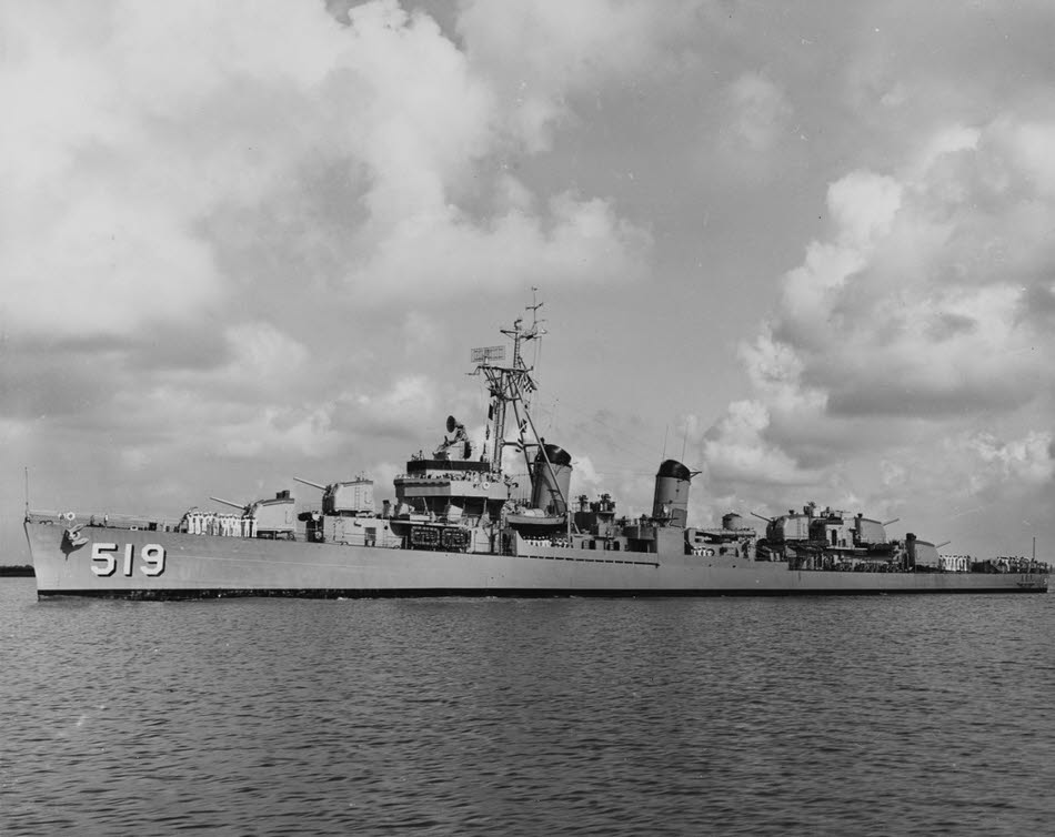 USS Daly (DD-519) in the Cooper River, 1952 