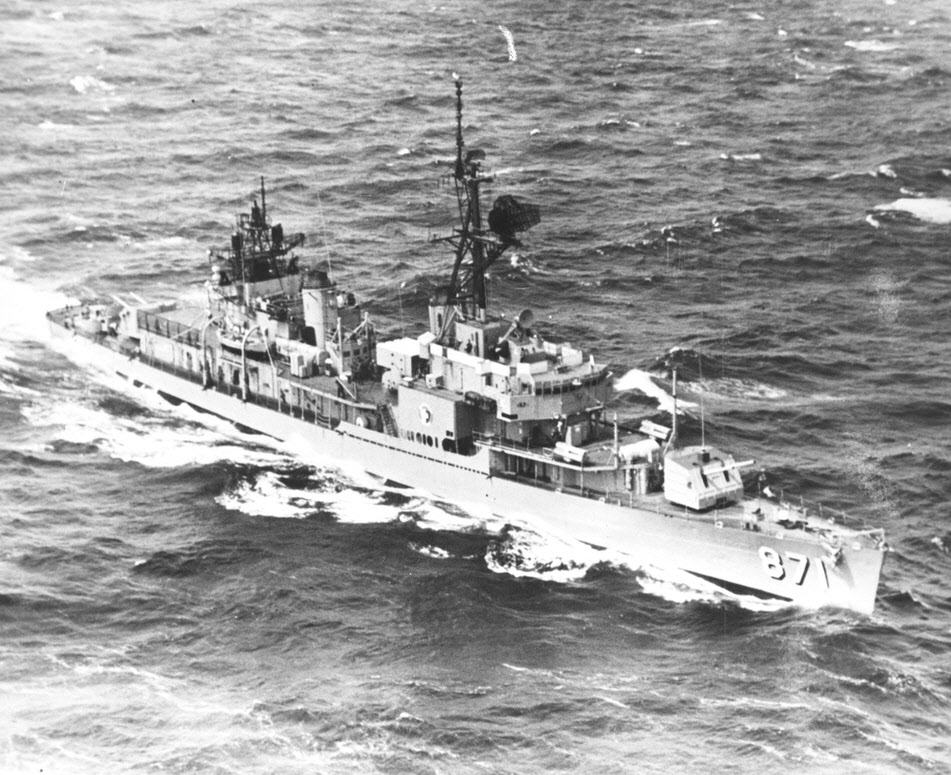 USS Damato (DD-871) after FRAM I 