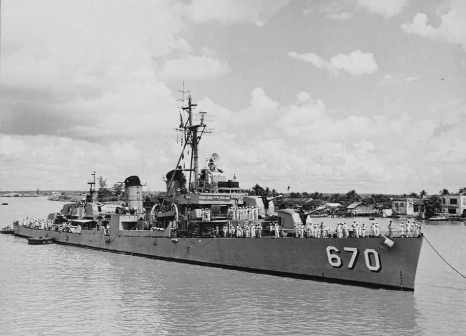 USS Dortch (DD-670), Saigon, 1953 