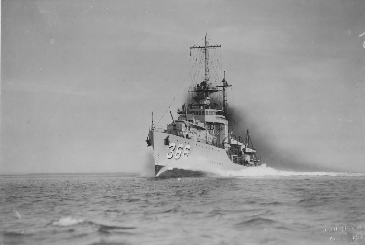 USS Drayton (DD-366) on Trials, 1936 
