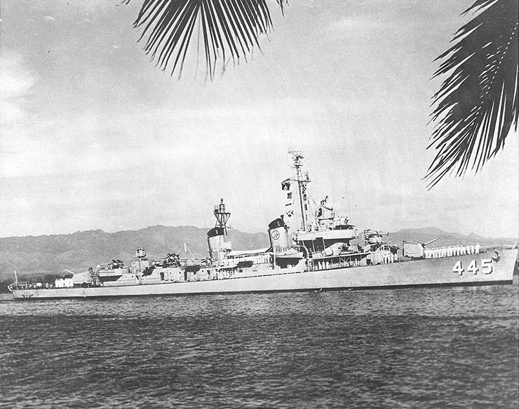 USS Fletcher (DD-445) at Pearl Harbor, 1964 
