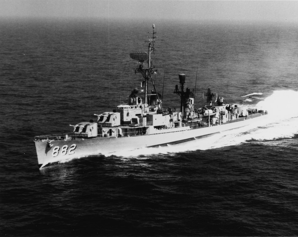 USS Furse (DD-882), Mediterreanean, 1961,