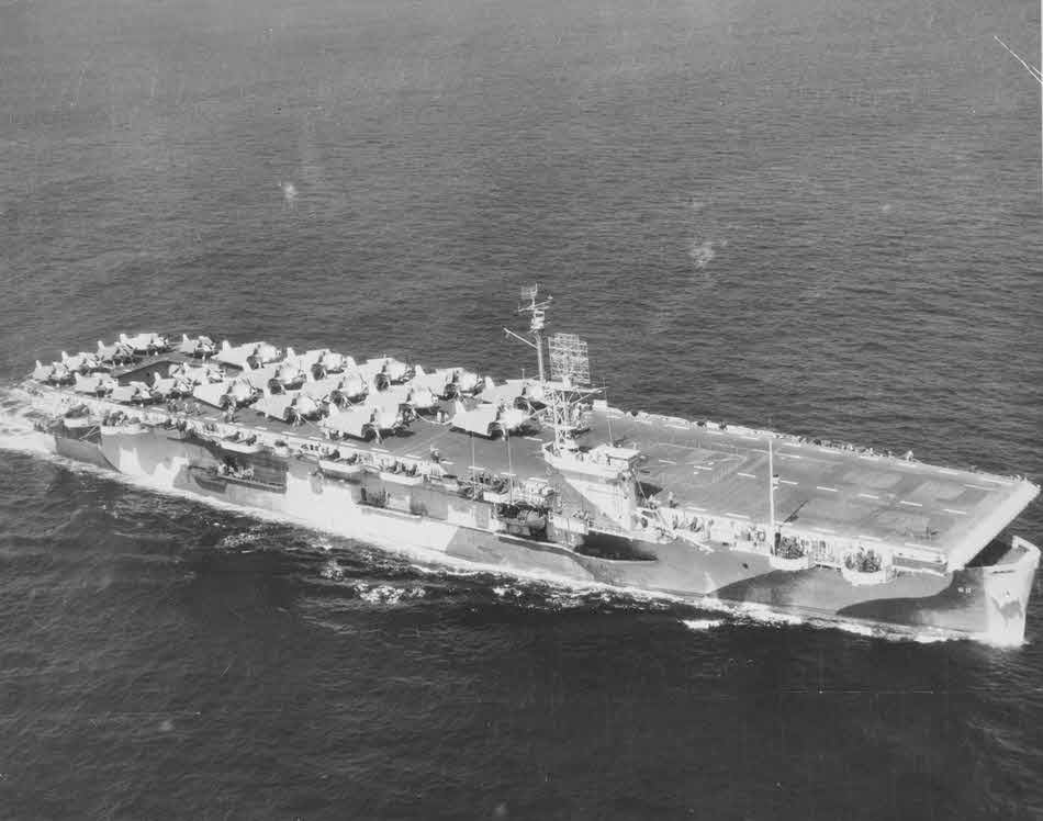 Avengers and Wildcats on USS Guadalcanal (CVE-60) 