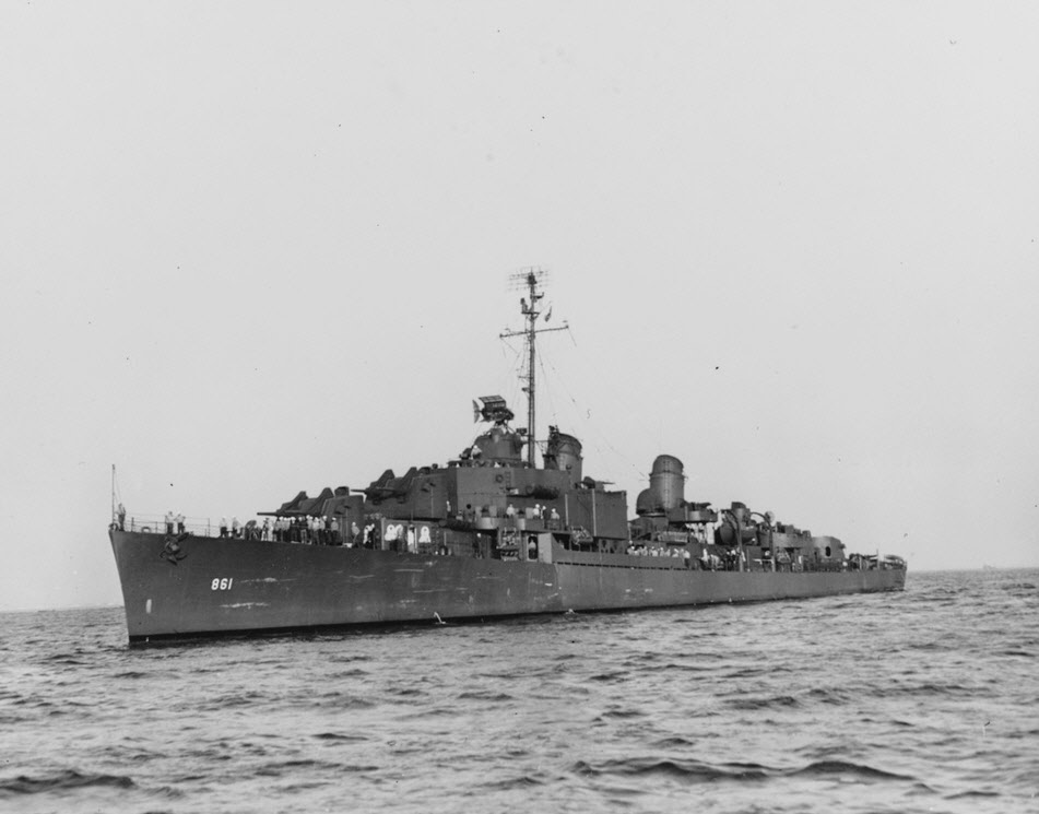USS Harwood (DD-861), second half of 1945 
