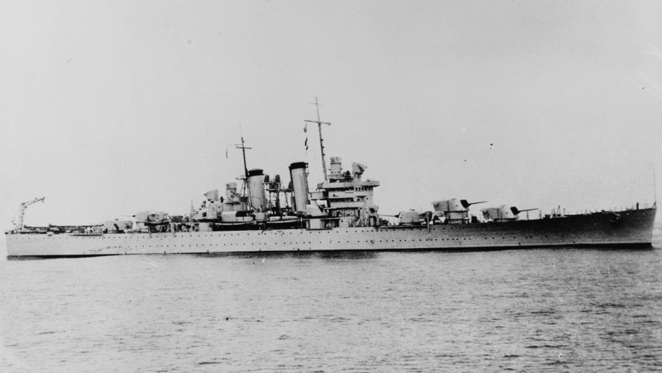 USS Helena (CL-50), c.1940 