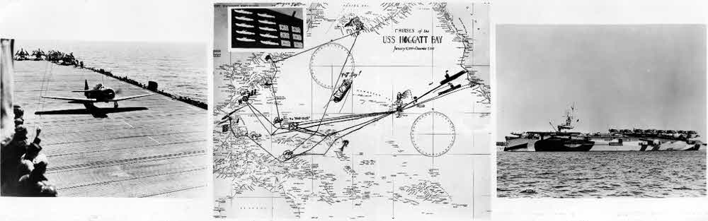 The voyages of USS Hoggatt Bay (CVE-75)