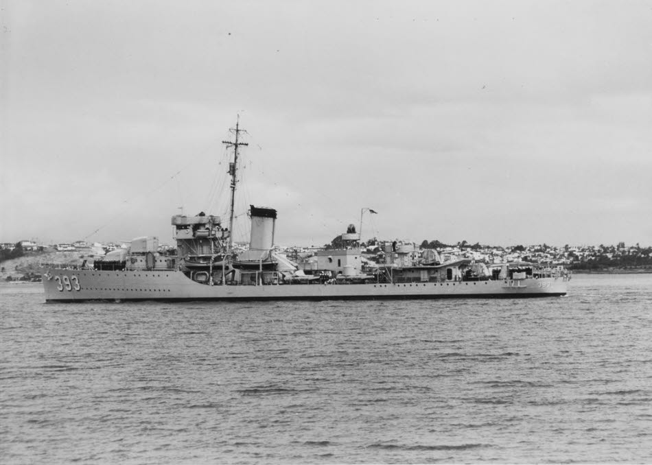 USS Jarvis (DD-393) off San Diego, 1938